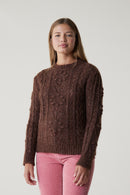 Martina Mix Sweater - Brown