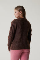 Martina Mix Sweater - Brown