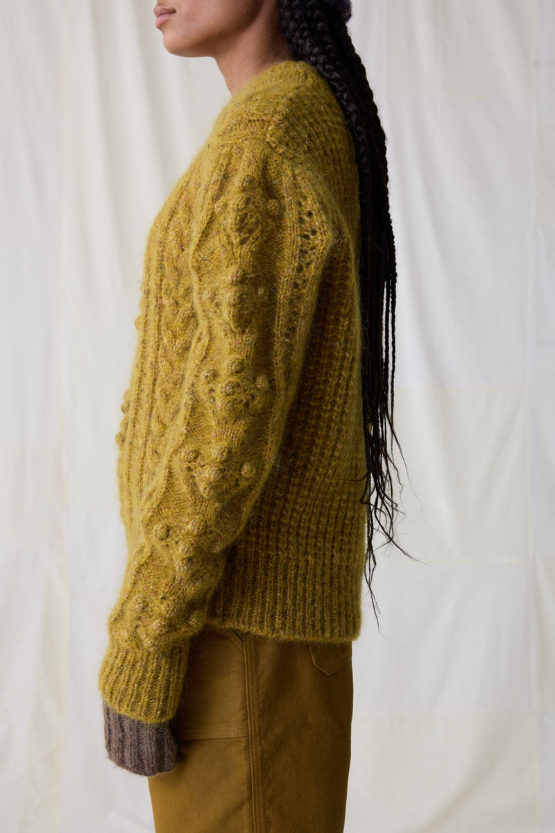 Pull Martina Mix - Jaune