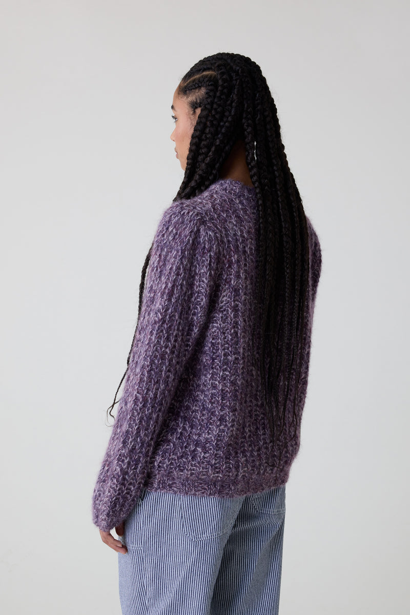 Mitzi Mix Sweater - Purple