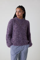 Mitzi Mix Sweater - Purple