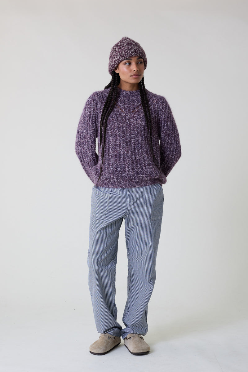 Mitzi Mix Sweater - Purple