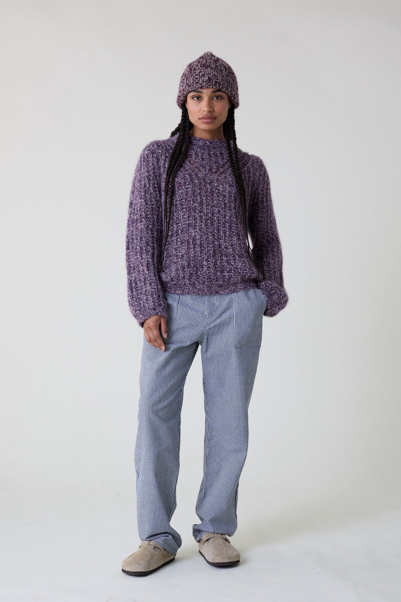 Mitzi Mix Sweater - Purple