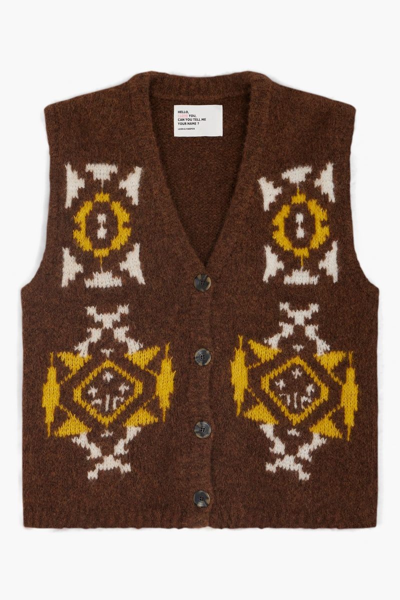 Mamette Mix Sweater - Brown