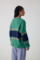 Madra Mix Sweater - Green