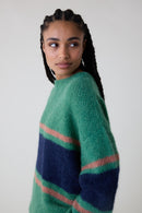 Madra Mix Sweater - Green