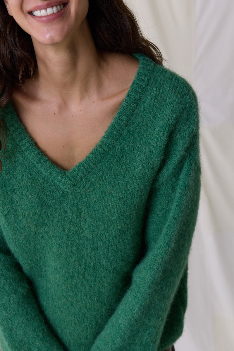 Pull Malili Plain - Vert