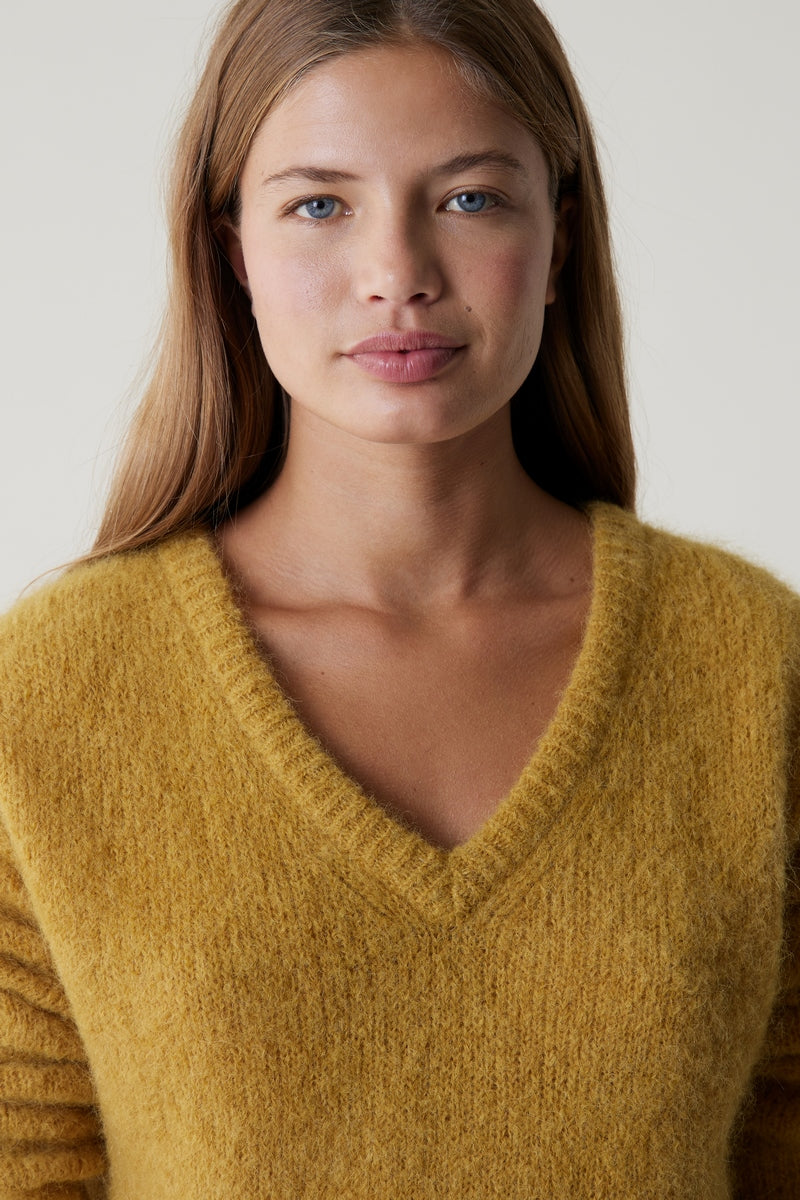 Pull Malili Plain - Jaune