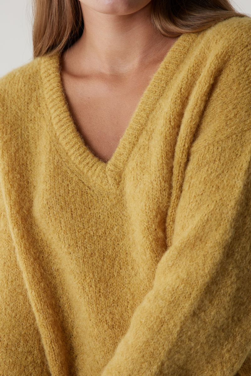 Pull Malili Plain - Jaune