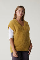 Pull Mandy Plain - Jaune