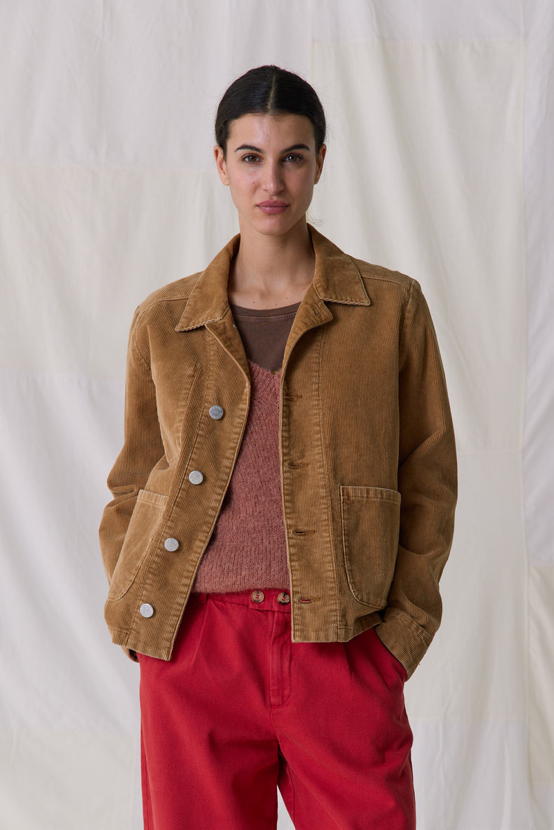 Veste Varda Plain - Brun