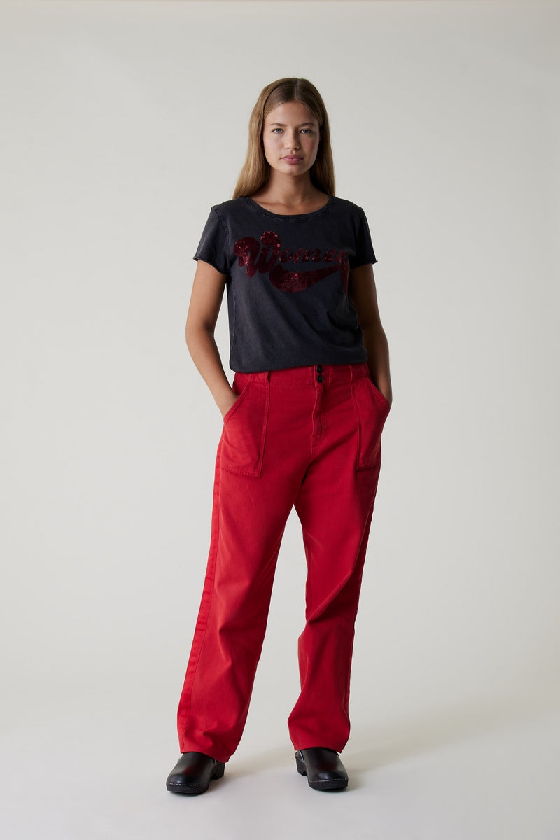 Pantalon Pistil Plain - Rouge