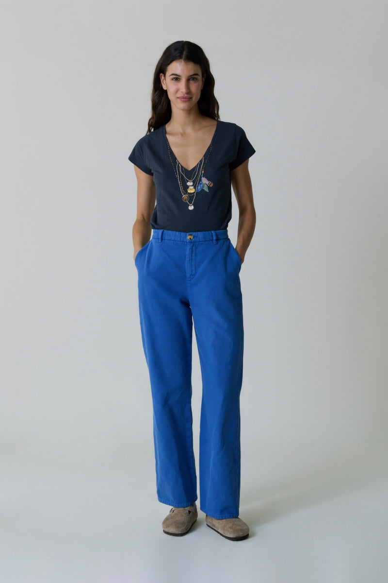 Pantalon Phil Plain  - Bleu