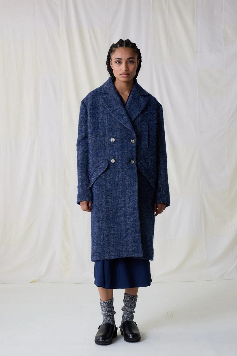 Manteau Valeur Stripe - Bleu