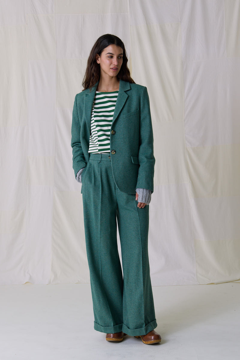 Veste Venice Plain - Vert