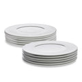 Aurora - Service De 12 Pièces En Porcelaine Fine - Blanc