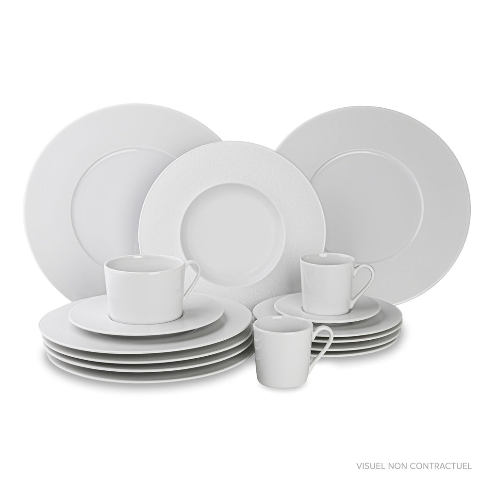 Cosmo - Service De 12 Pièces En Porcelaine Fine - Blanc