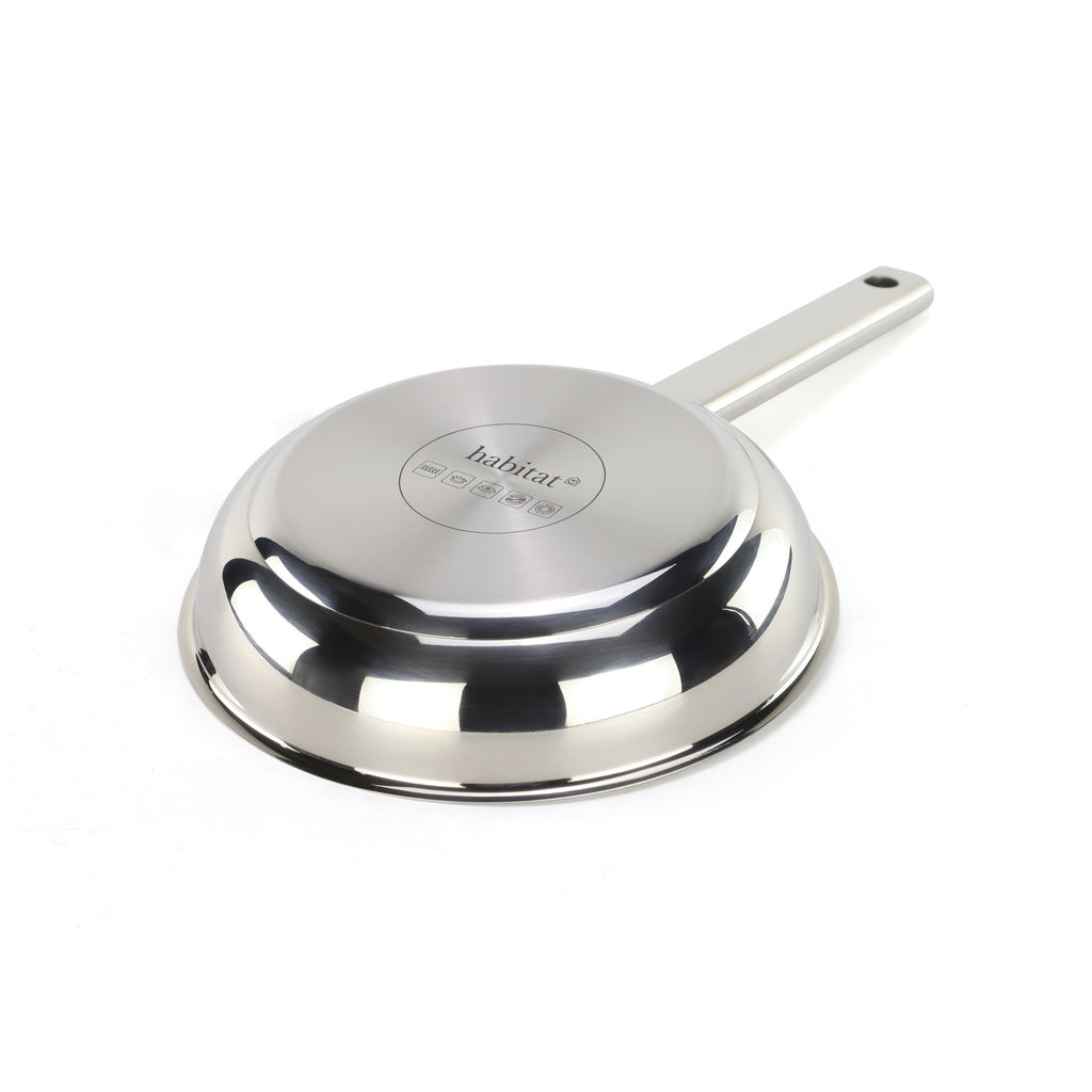 Horizon - Set De 2 Poeles Inox - 20/28Cm - Argenté