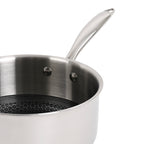 Hera - Casserole Triplex Antiadhésive - Noir/Argenté - 2 Tailles