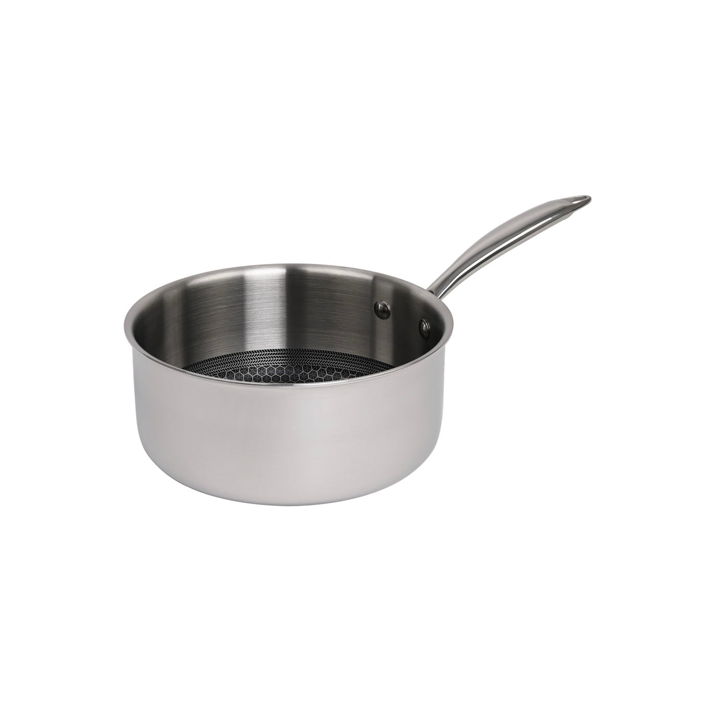 Hera - Casserole Triplex Antiadhésive - Noir/Argenté - 2 Tailles