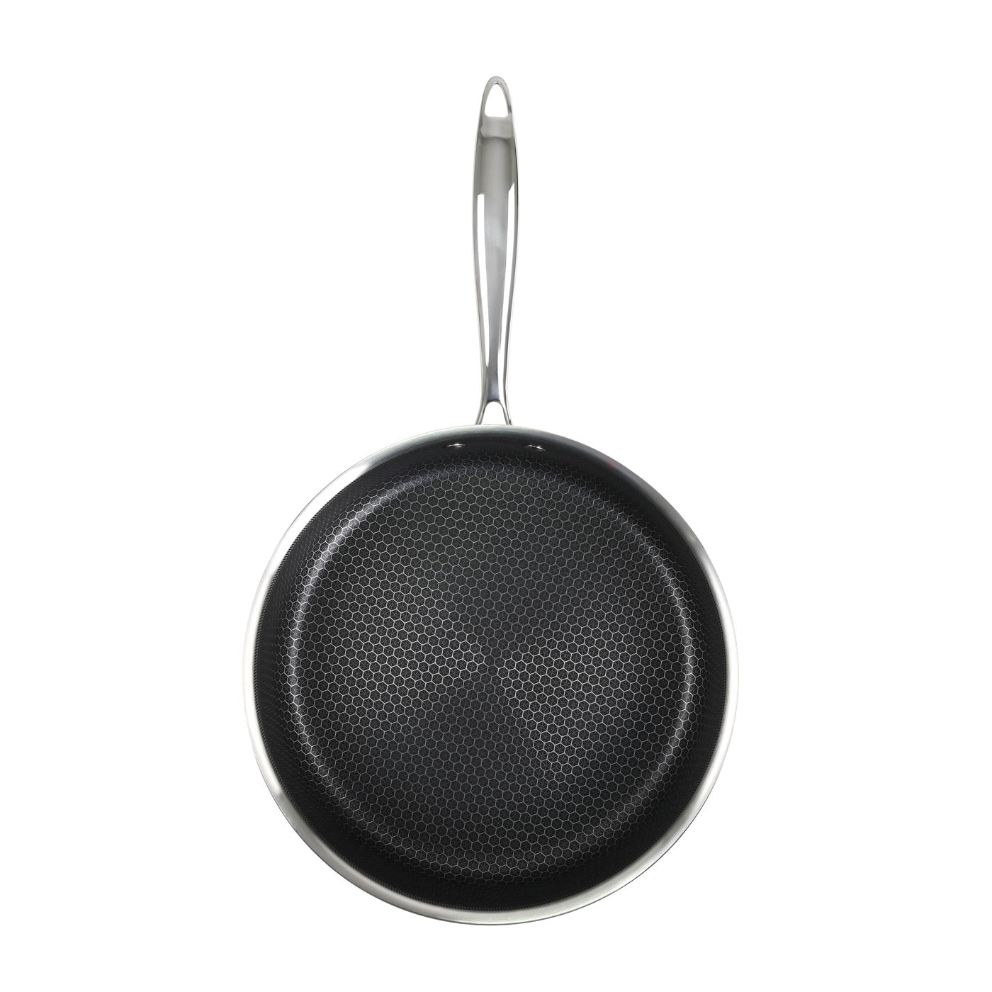 Hera - Sauteuse Triplex Antiadhésive - 28x8Cm - Noir/Argenté