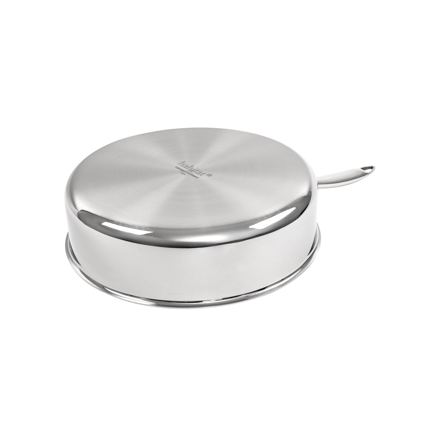 Hera - Sauteuse Triplex Antiadhésive - 28x8Cm - Noir/Argenté