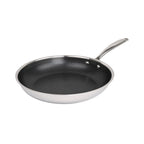 Hera - Set De 2 Poêles Triplex Antiadhésive - 20/28Cm - Noir/Argenté