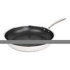Hera - Set De 2 Poêles Triplex Antiadhésive - 24/32Cm - Noir/Argenté