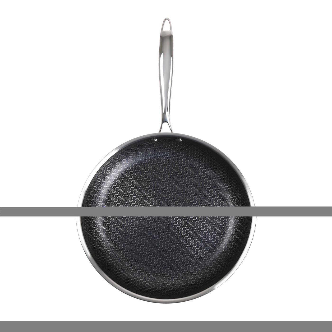 Hera - Set De 2 Poêles Triplex Antiadhésive - 24/32Cm - Noir/Argenté