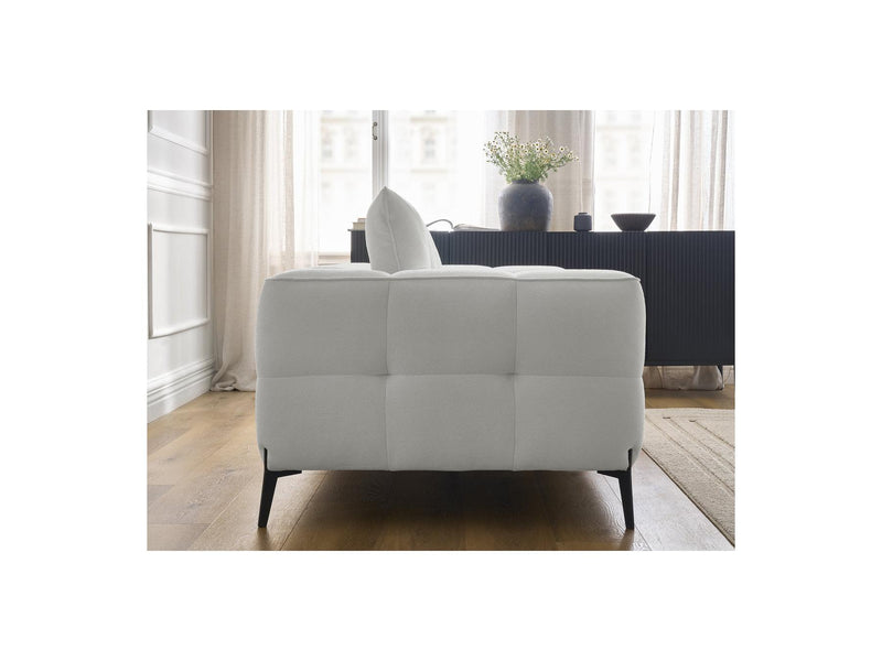 Canapé Droit Fixe 3 Places - Anis - Tissu Texturé