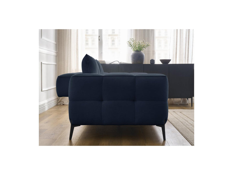 Canapé Droit Fixe 3 Places - Anis - Tissu Texturé