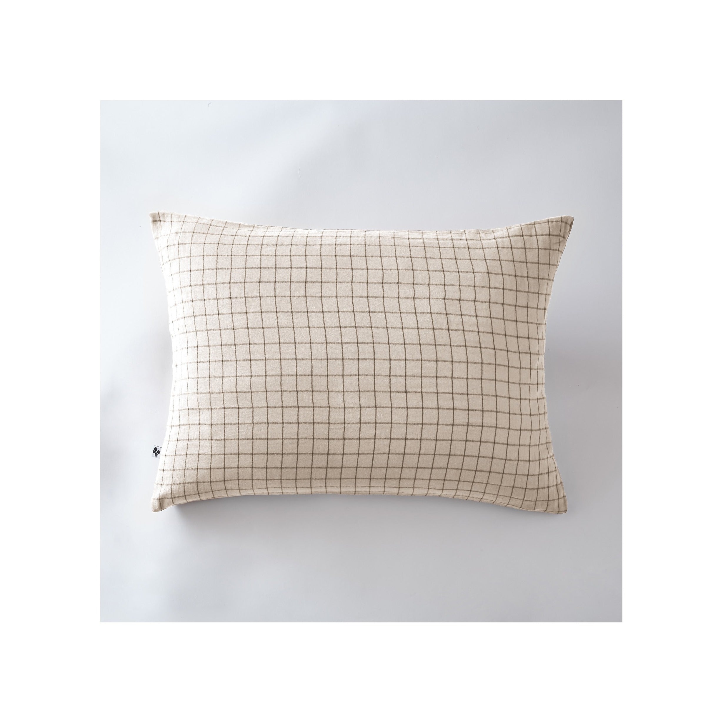 Gaia Mix - Taie D'Oreiller - Double Gaze De Coton - Pampa