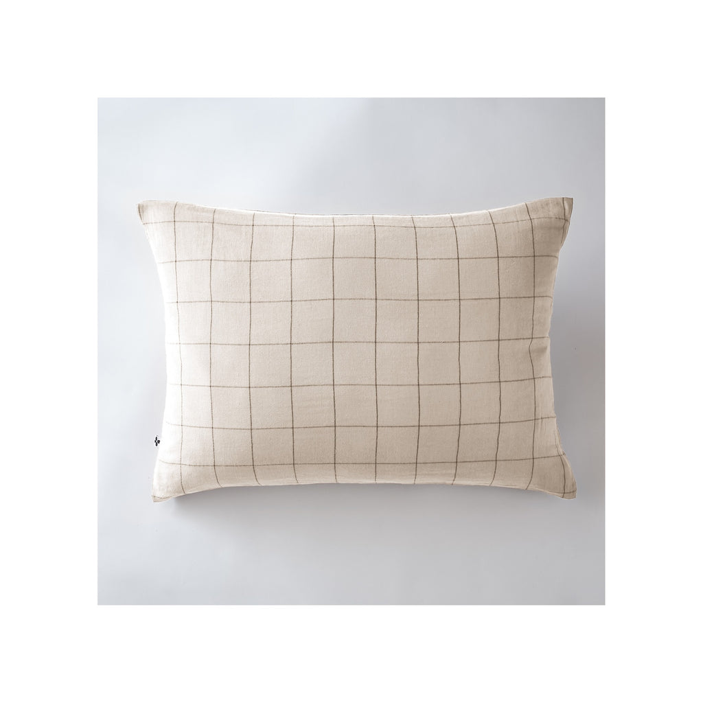 Gaia Match - Taie D'Oreiller - Double Gaze De Coton - Pampa