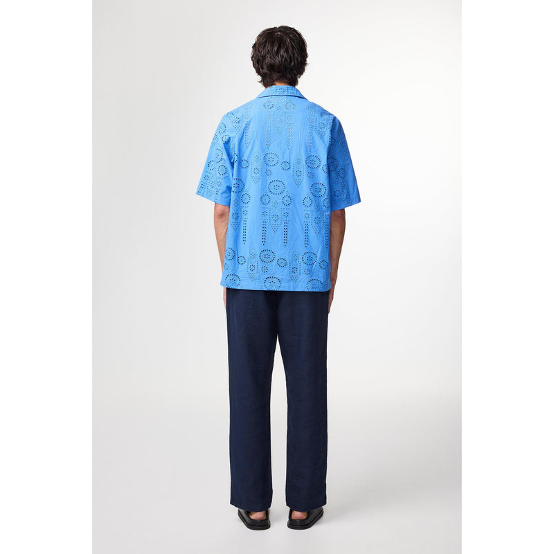 Ben Ss Short Sleeve Shirt - Blue Quartz