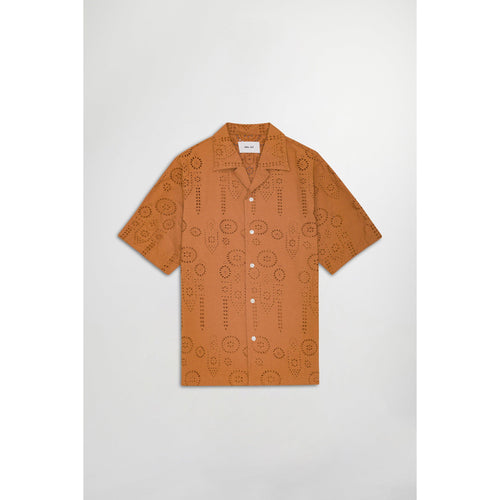 Chemise Short Sleeve Ben Ss - Caramel
