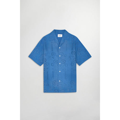 Ben Ss Short Sleeve Shirt - Blue Quartz