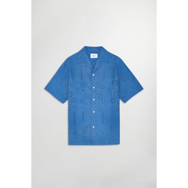 Ben Ss Short Sleeve Shirt - Blue Quartz