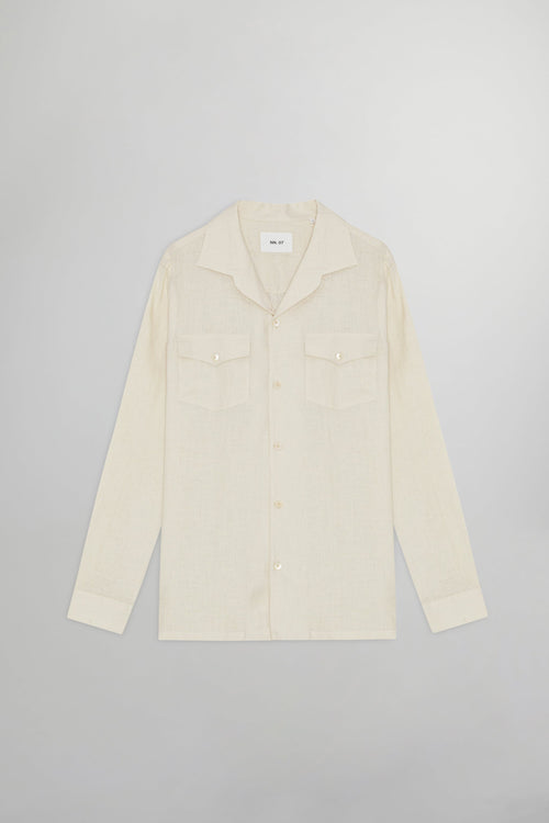 Camisa Pax Ls - Marfil