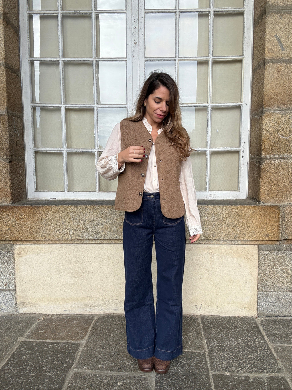 Berger Arianne Camel Vest