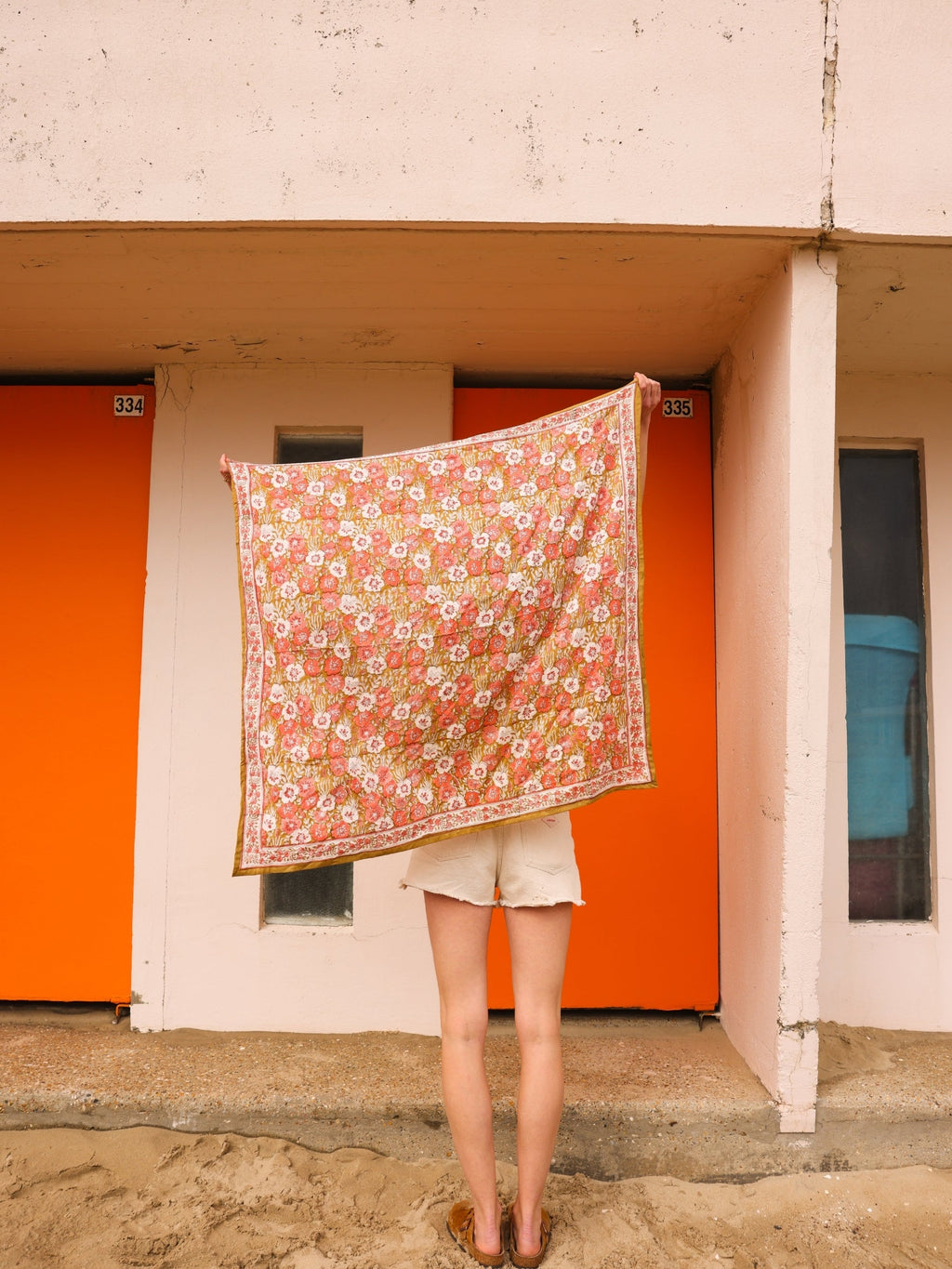 Foulard Adulte Indore Ocre