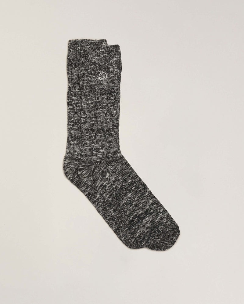 chaussette homme chinée gris foncé Angarde packshot