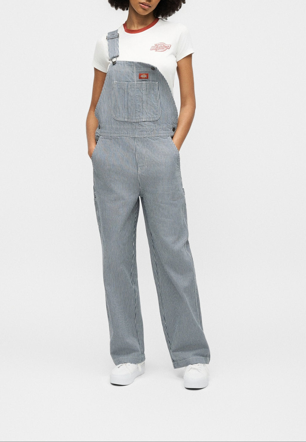 Salopette in denim Hickory - Indaco rétro - Donna