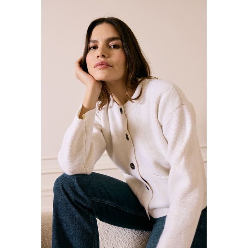 Cardigan Le Tom - Ecru - Femme