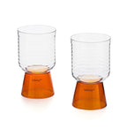 Ambra - Lot De 2 Verres - 35Cl - Orange