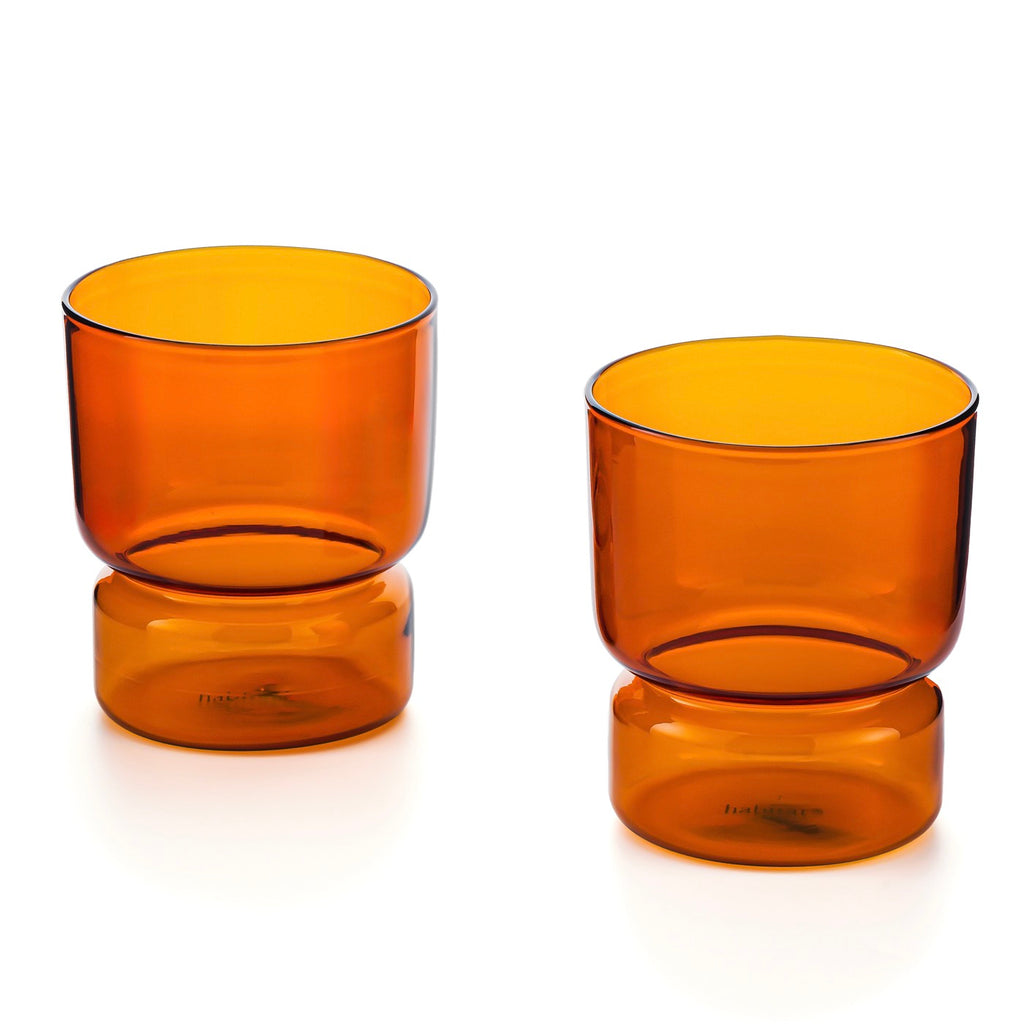 Ambra - Lot De 2 Verres - 30Cl - Orange