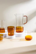 Ambra - Caraffa In Vetro - 100Cl - Arancione