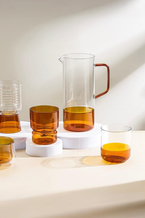 Ambra - Carafe En Verre - 100Cl - Orange