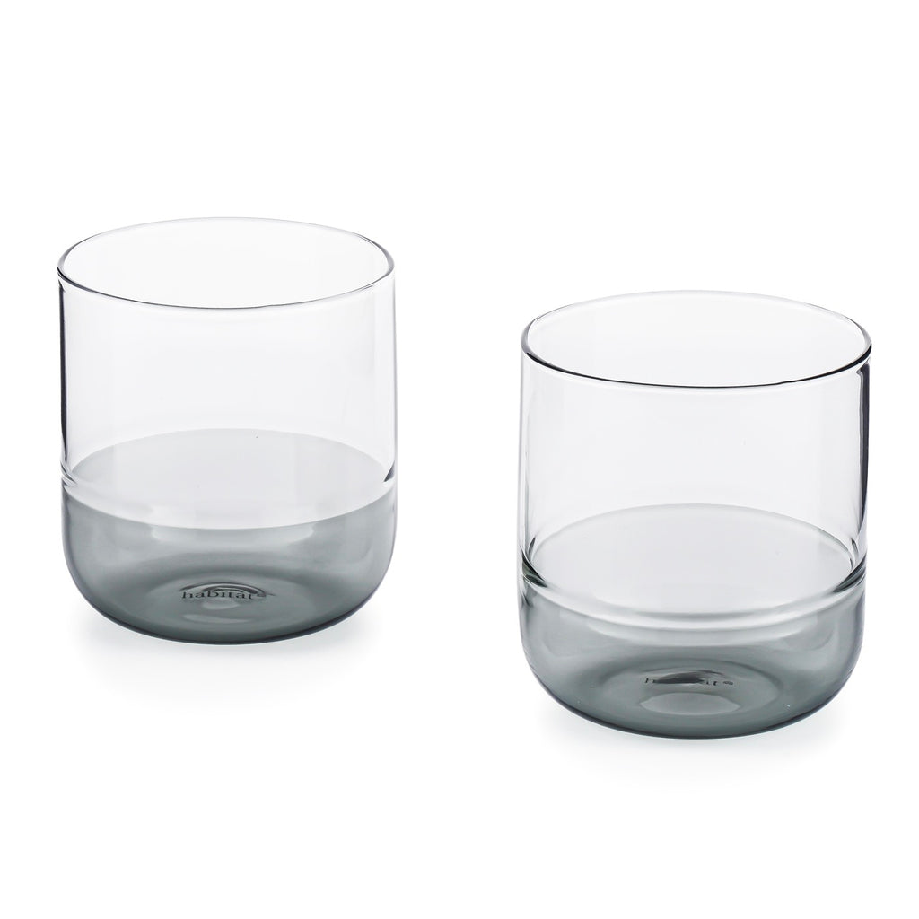 Ambra - Lot De 2 Verres - 34Cl - Gris