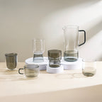 Ambra - Carafe En Verre - 100Cl - Gris