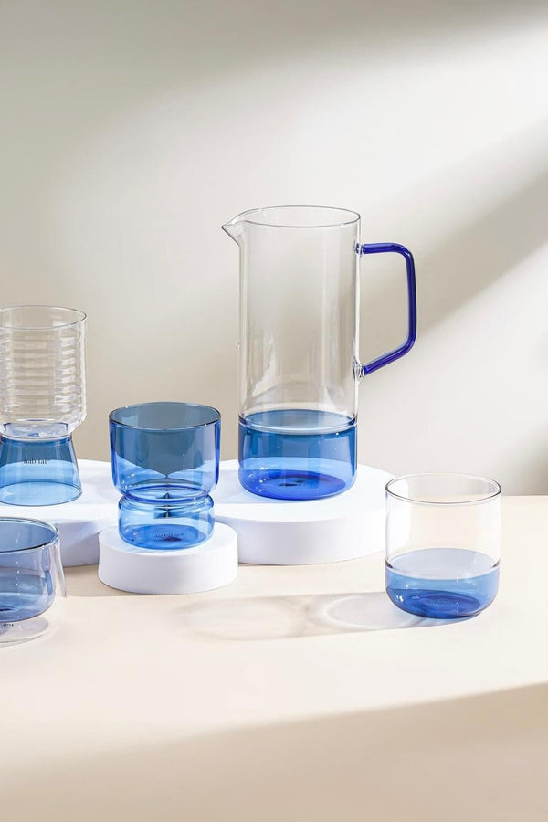 Ambra - Carafe En Verre - 100Cl - Bleu